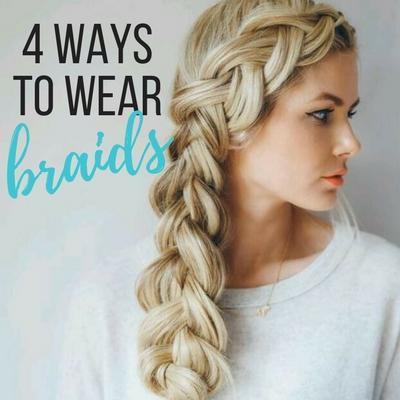 4 Ways to Wear Braids