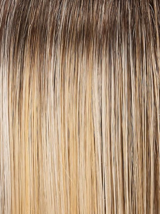 12FS8 SHADED PRALINE | Light Gold Brown, Light Natural Gold Blonde and Pale Natural Gold-Blonde Blend, Shaded with Medium Brown