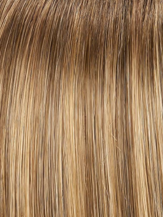 24BT18 BLONDE ÉCLAIR | Dark Ash Brown and Honey Blonde Blend, with Honey Blonde Tips