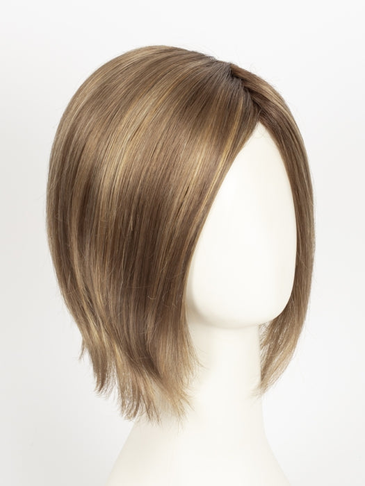 MOCHACCINO-R | Rooted Medium Warm Blonde with Chocolate Undertones and Creamy Blonde Highlights