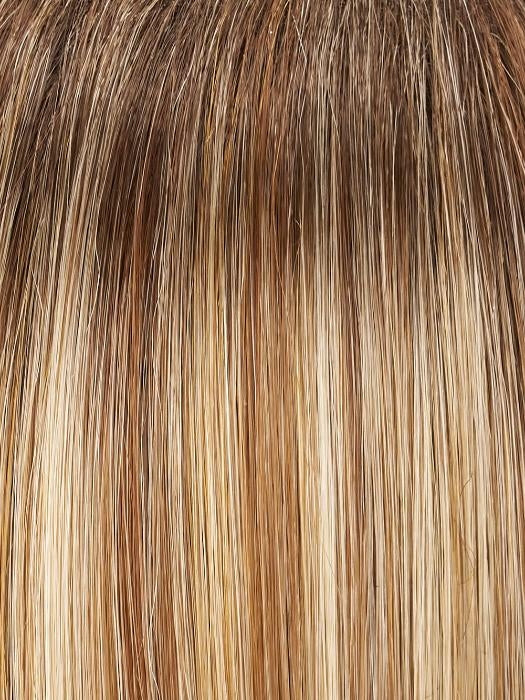 Color 14/26S10 = Pralines N Cream: Med Ash Blonde & Caramel Blonde Blend 