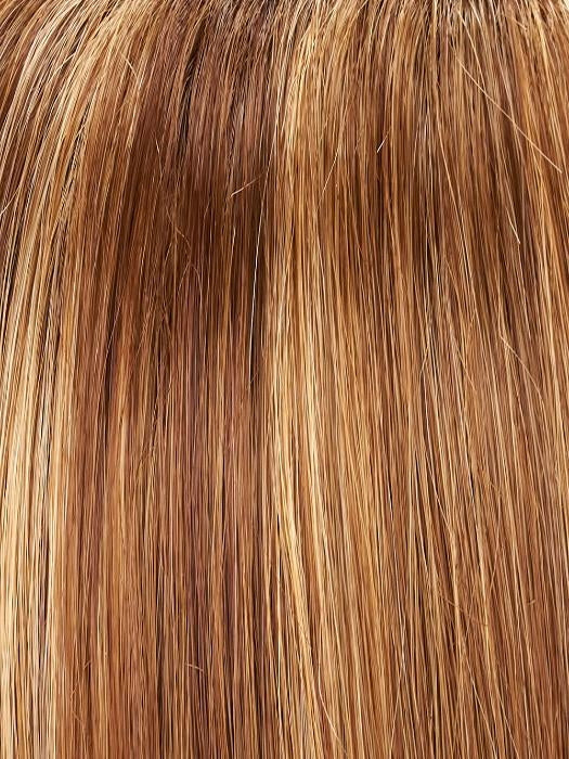 Color FS27 = Strawberry Syrup: Golden Red w/ Strawberry Blonde & Honey Blonde Highlights 