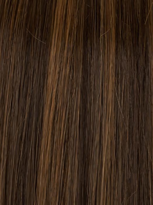 Color 6F27 = Brown with Light Red Golden Blonde highlights & tips