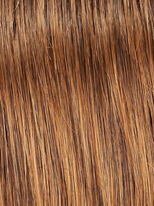 Color 27T33B = Cinnamon Toast: Med Brown & Golden red Blend w/ Strawberry Blonde Tips